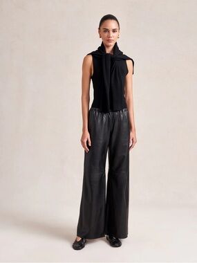 NWT La Ligne Size Small Colby Leather Pants Size Small